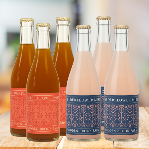 Crimson Delight & Wild Mountain Hop mixed half case - 3 x Elderflower Mist Sparkling - Crimson Delight & Wild Mountain Hop - 5 % half case discount applied at checkout